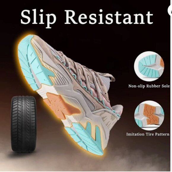 MALLAZA Men's Walking Shoes Sneaker Casual Trainers Workout Size 8.5 - Picture 3 of 7